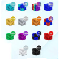 Alternative view of 5mm Multicolor Buckyballs Magnetic Balls Magnet Toys Balls Puzzles Neodymium Sphere Magnets 512-Piece Set