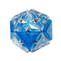 Alternative view of Geode Sphere Magnetic Fidget Toy for Adults | Quiet Adult Sensory Toy for Stress Relief & Anxiety, Office Desk Toy & Top Gadget Gift Idea | Aqua 20-Piece Set