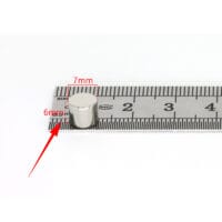 7mm x 6mm Neodymium Disc Magnets N35 Strong Rare Earth Cylinder Magnets For Sale 7x6mm Round Magnet