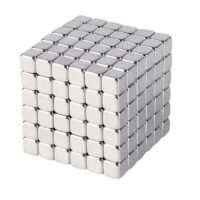 Alternative view of 3/4/5MM Nickel Neodymium Square Magnets Magnetic Cubes Buckycubes-Stress Relief & Building Toy (216-piece Set)