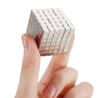 3/4/5MM Nickel Neodymium Square Magnets Magnetic Cubes Buckycubes-Stress Relief & Building Toy (216-piece Set)