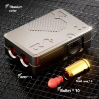 Alloy Fidget Gun – Soft Bullet Launcher Toy for Stress Relief