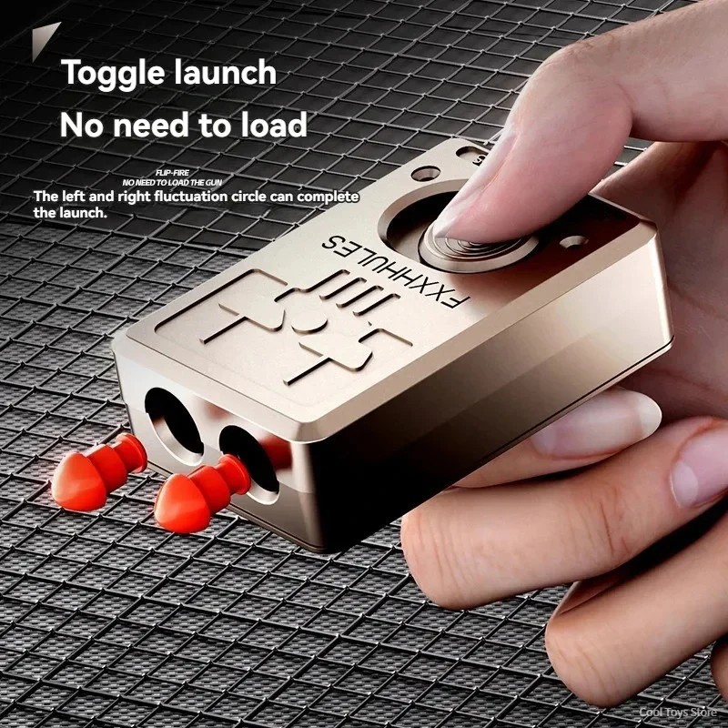 Legierung Zappelpistole - Soft Bullet Launcher Toy für Stressabbau - Bild 5