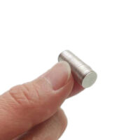 Alternative view of 8mm x 0.4mm Neodymium Disc Magnet N38 Ultra Thin Rare Earth Disk Magnets 8x0.4mm for Sale